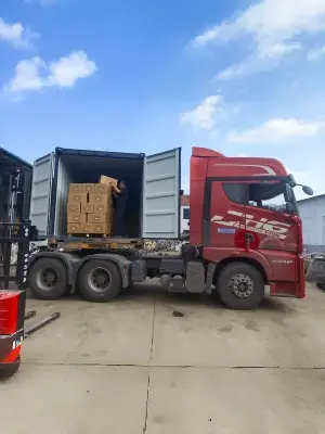 container loading in own factory honorliving glass