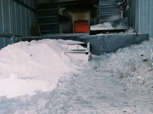 honorliving glass factory recyled glass material