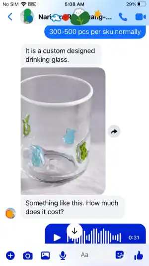 honorliving negotiation screenshot message